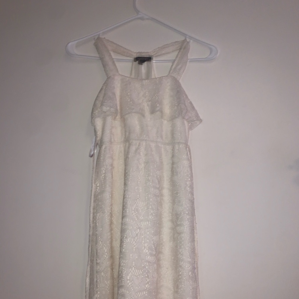 white maxi dress